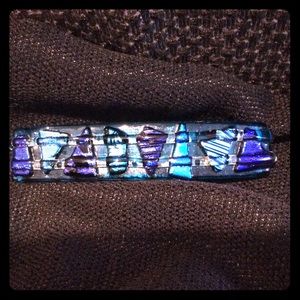 Fused Glass Hair Barrette
